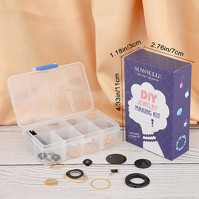 DIY Dangle Earring Making Kits DIY-SC0013-18G-1