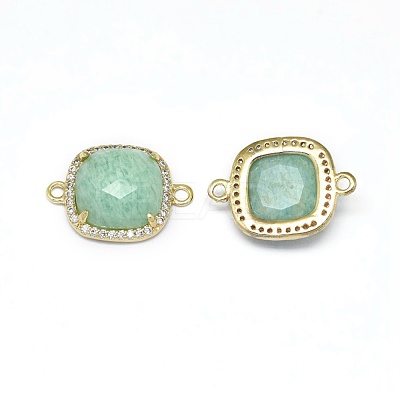 Natural Amazonite Links connectors G-L514-019E-1