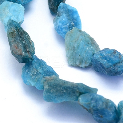 Raw Rough Natural Apatite Beads Strands G-I279-B09-1