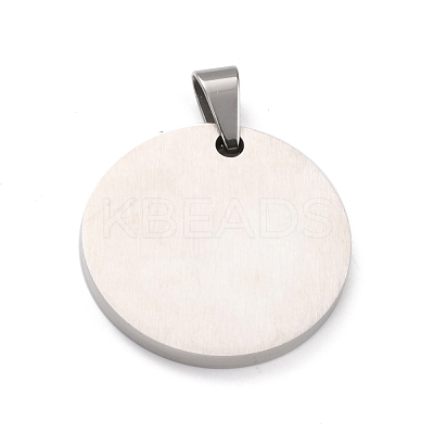 Non-Tarnish 304 Stainless Steel Pendants STAS-K234-01P-1