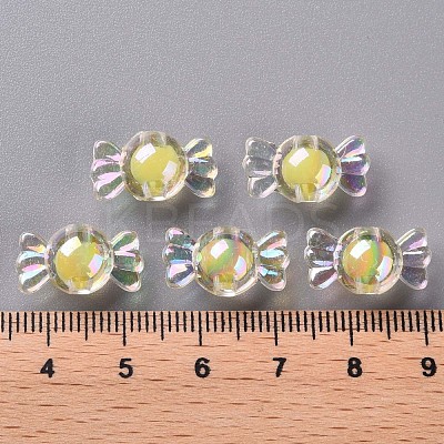 Transparent Acrylic Beads TACR-S152-03B-SS2105-1