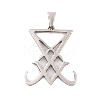 Non-Tarnish 304 Stainless Steel Pendants STAS-K283-07P-1