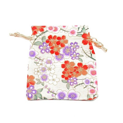 Cotton and Linen Cloth Packing Pouches ABAG-WH0028-05A-03-1