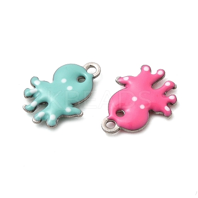 304 Stainless Steel Enamel Charms LS-STAS-Q363-14H-P-1