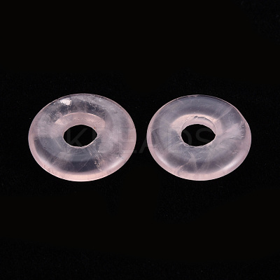 Natural Rose Quartz Pendants G-T122-66Q-1