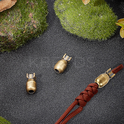 2Pcs Brass Beads KK-NB0002-91-1