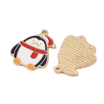 Christmas Alloy Enamel Pendants ENAM-I081-01KCG-05-1