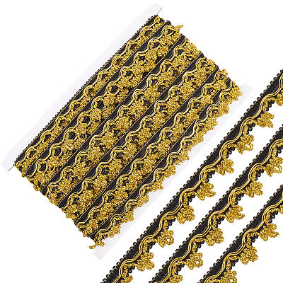 24Yards Filigree Polyester Lace Trim OCOR-GF0005-28D-1