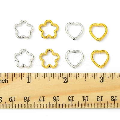 50Pcs Tibetan Style Alloy Bead Frame TIBEB-FS0001-11AS-1