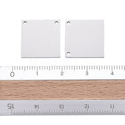 Anti-Tarnish 304 Stainless Steel Stamping Blank Tag Pendants STAS-I311-16B-P-1