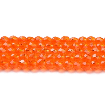 Transparent Glass Beads Strands GLAA-H021-04-26-1