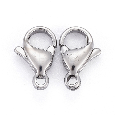 Tarnish Resistant 304 Stainless Steel Lobster Claw Clasps LS-X-STAS-AB11-1