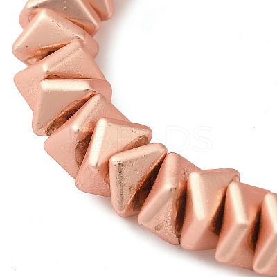 Matte Electroplated Synthetic Non-magnetic Hematite Beads Strands G-L606-F01-01C-1