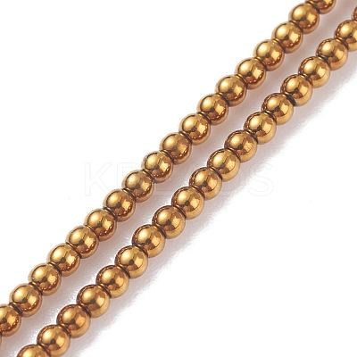 Round Glass Beaded Necklace for Women NJEW-JN03821-02-1