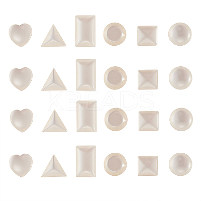 Opaque Resin Cabochons RESI-CJ0001-122-1