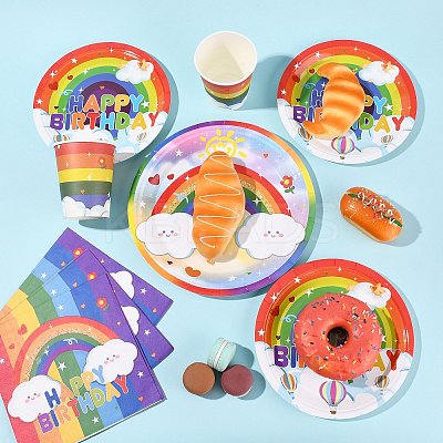 Rainbow Theme Birthday Party Decoration Sets ST-CJ0030-01-1