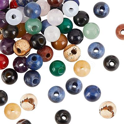 Natural & Synthetic Mixed Gemstone Beads G-OC0003-87B-1