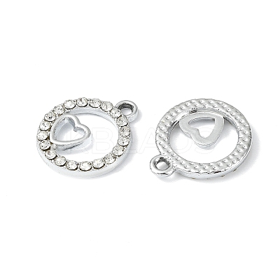 Alloy Crystal Rhinestone Pendants ALRI-T012-01B-P-1