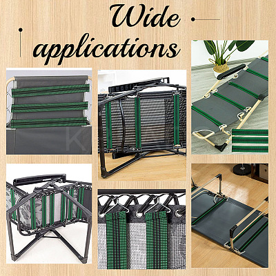 4Bags 12Pcs Polyester Elastic Folding Chair Reinforcement Strips AJEW-NB0008-05-1