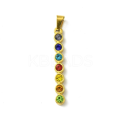 PVD Vacuum Plating 304 Stainless Steel Pendants STAS-H192-04G-1