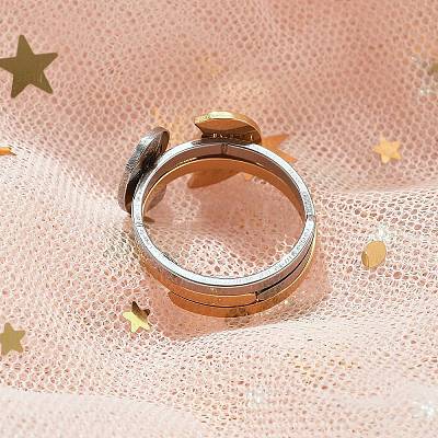 304 Stainless Steel Cuff Rings RJEW-K287-04A-1