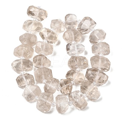 Natural Quartz Crystal Beads Strands G-F653-19-1