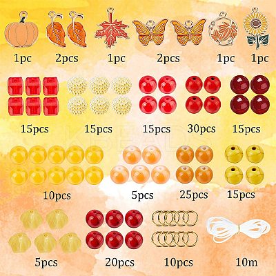 Thanksgiving Day Bracelet Making Kit DIY-SC0021-86-1