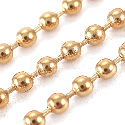 PVD Vacuum Plating 304 Stainless Steel Ball Chains CHS-F009-01C-G-1