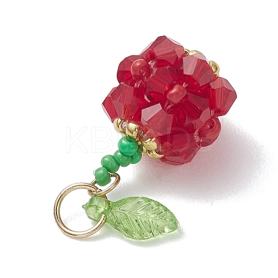 Glass Pendants PALLOY-MZ01248-1