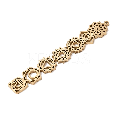 304 Stainless Steel Big Pendants STAS-H247-15G-1