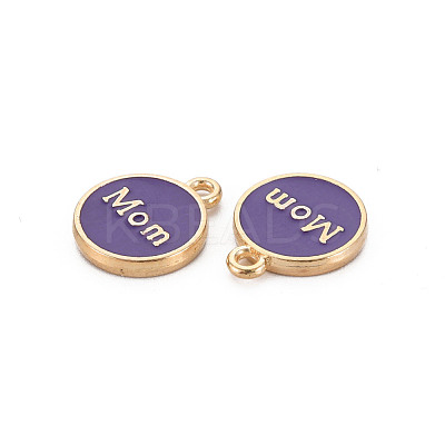 Mother's Day Alloy Enamel Charms ENAM-T016-11H-RS-1