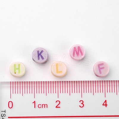 Initial Acrylic Beads X-PL085-1