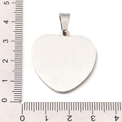 304 Stainless Steel Pendants STAS-H182-11A-P-1