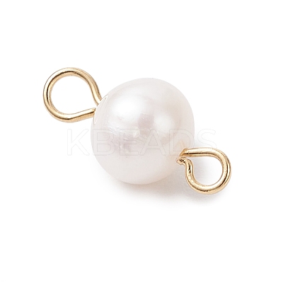 Natural Cultured Freshwater Pearl Round Links PALLOY-JF04219-02-1