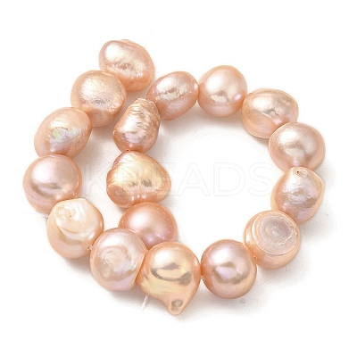 Natural Cultured Freshwater Pearl Beads Strands PEAR-A006-13E-1