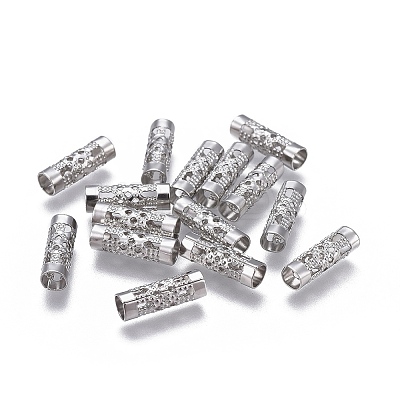 Tarnish Resistant 304 Stainless Steel Tube Beads LS-STAS-P236-17P-1