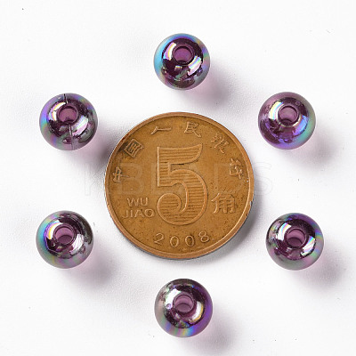 Transparent Acrylic Beads MACR-S370-B8mm-742-1