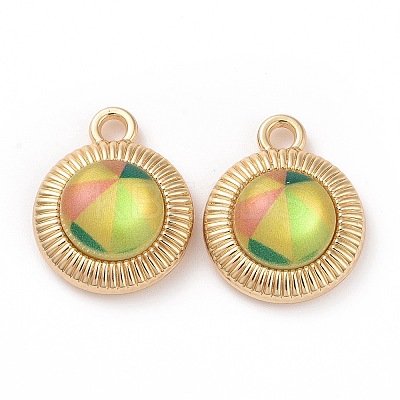 Printed Opaque Resin Pendants LS-FIND-E020-07G-06-1