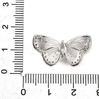 Brass Pave Clear Cubic Zirconia Links KK-D356-20P-1