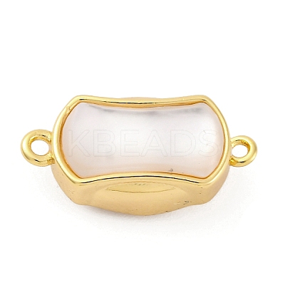 Rectangle Brass Box Clasps KK-P291-48G-02-1
