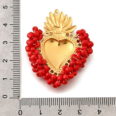 304 Stainless Steel Pendants STAS-E549-04G-06-1