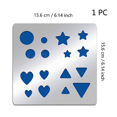 Stainless Steel Cutting Dies Stencils DIY-WH0279-066-1
