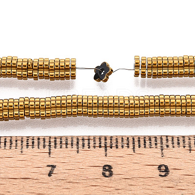 Electroplated Synthetic Non-magnetic Hematite Beads Strands G-T139-63C-1