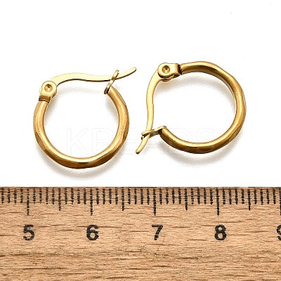 304 Stainless Steel Hoop Earrings X-EJEW-D195-G-1