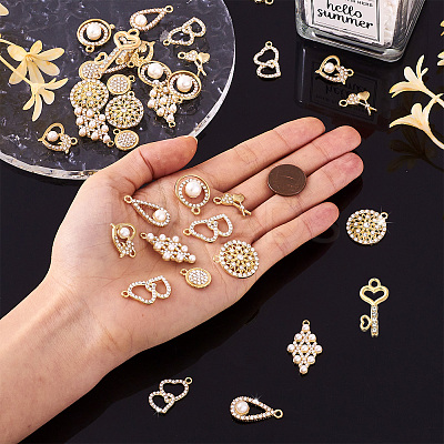 36Ps 9 Style Alloy Pendants ALRI-TA0001-21-1
