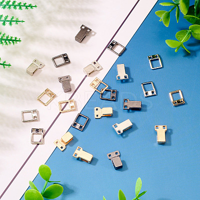 15Pcs 3 Colors Alloy Clasps FIND-TA0006-56-1