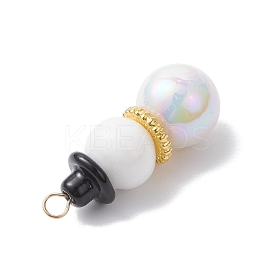 Handmade Lampwork Pendants PALLOY-JF04350-01-1