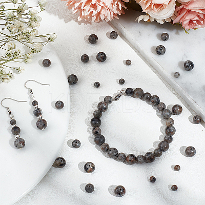 3 Strands 3 Style Natural Fluorescent Syenite Rock(Glow under UV Light) Beads Strands G-NB0005-27-1