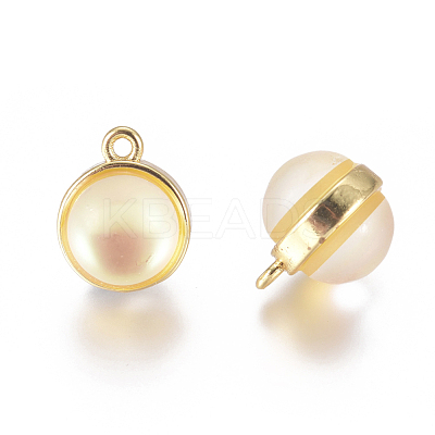 Synthetic Moonstone Charms G-L558-02B-1