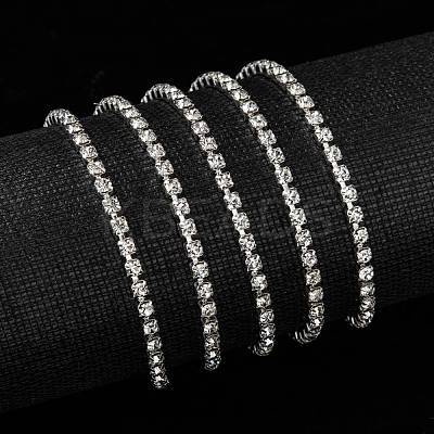 Brass Rhinestone Strass Chains CHC-T001-SS12-01S-1
